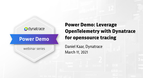 Power Demo: Leverage OpenTelemetry with Dynatrace for opensource tracing