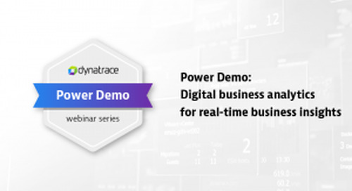 Power Demo: Digital business analytics for real-time business insights