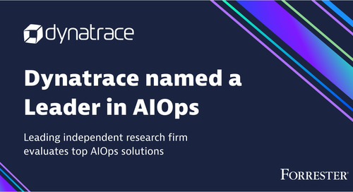 Dynatrace named a Leader in The Forrester Wave™: Artificial Intelligence for IT Operations (AIOps), Q4 2022 report