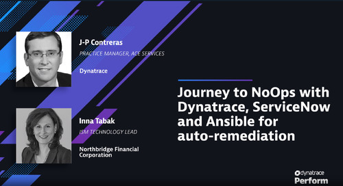 Journey to NoOps with Dynatrace, ServiceNow, and Ansible for auto-remediation