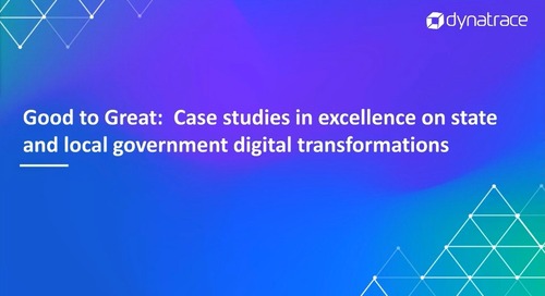 Good to Great: Case studies in excellence on state and local government transformations